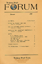 Cover, vol. 1, no. 1