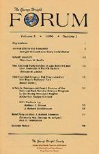 Cover, vol. 5, no. 1