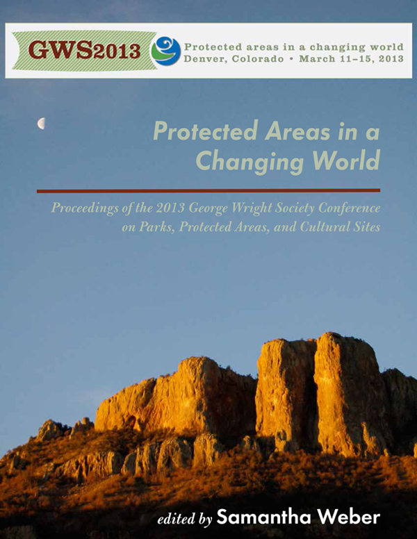 GWS2013 Proceedings cover